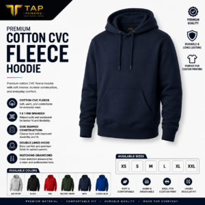 Premium Cotton Fleece Hoodie 280 gsm