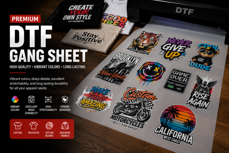 Premium DTF Gang Sheet Printing - Image 3