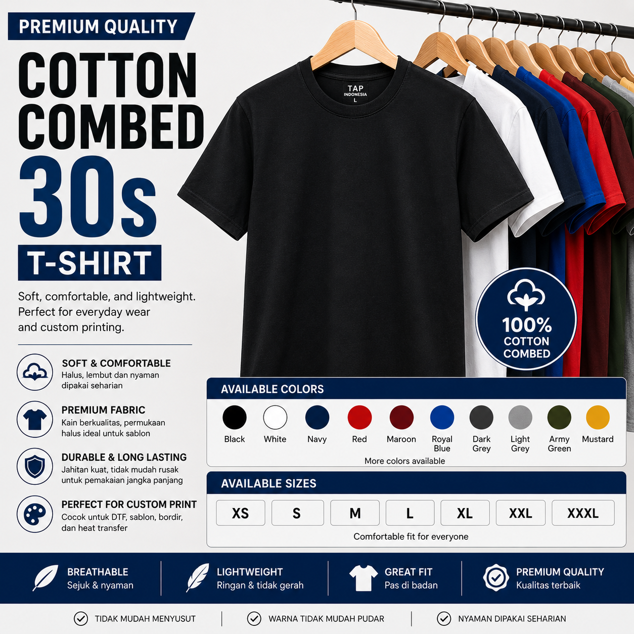 Cotton Combed 30s T-Shirt