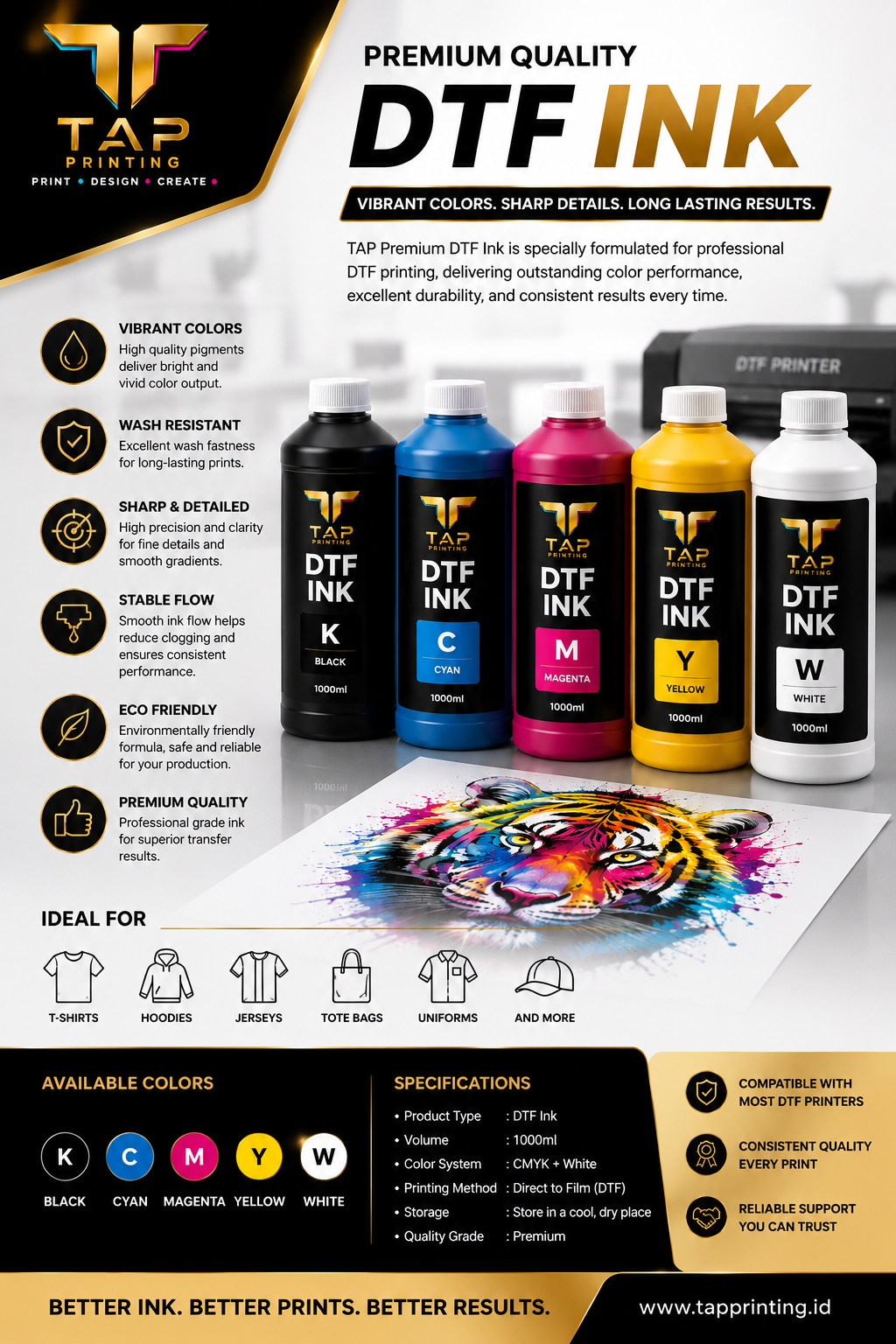Premium DTF Ink 1 Liter